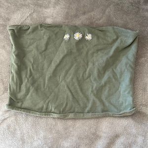 Green tube top size medium